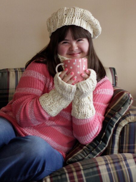 Cumulus Cabled Cowl/Hat/Cuffs