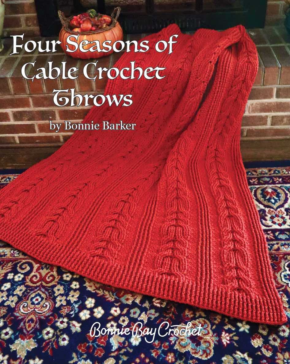 Four Seasons of Cable Crochet Throws