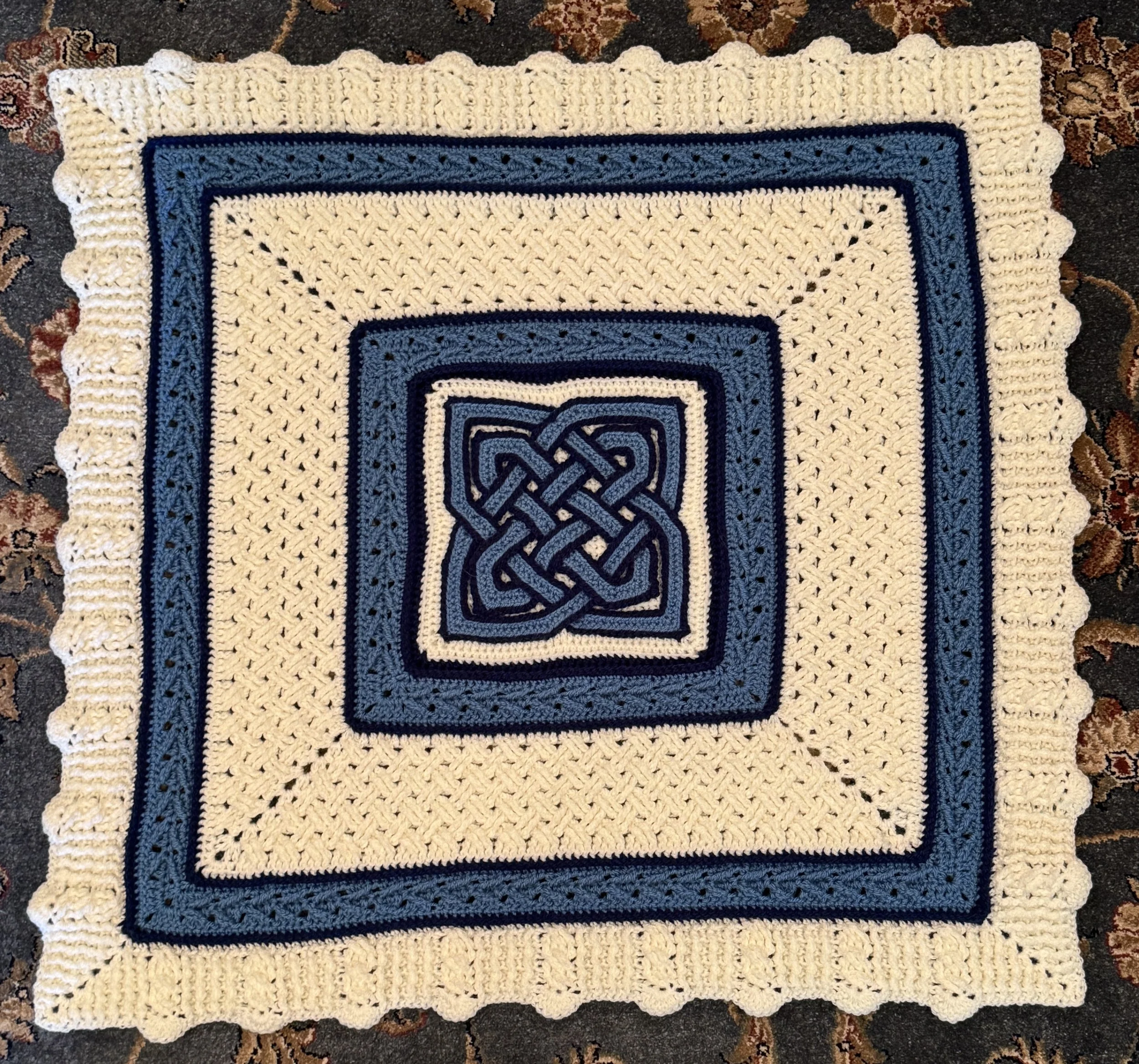 Celtic Knot Baby Blanket