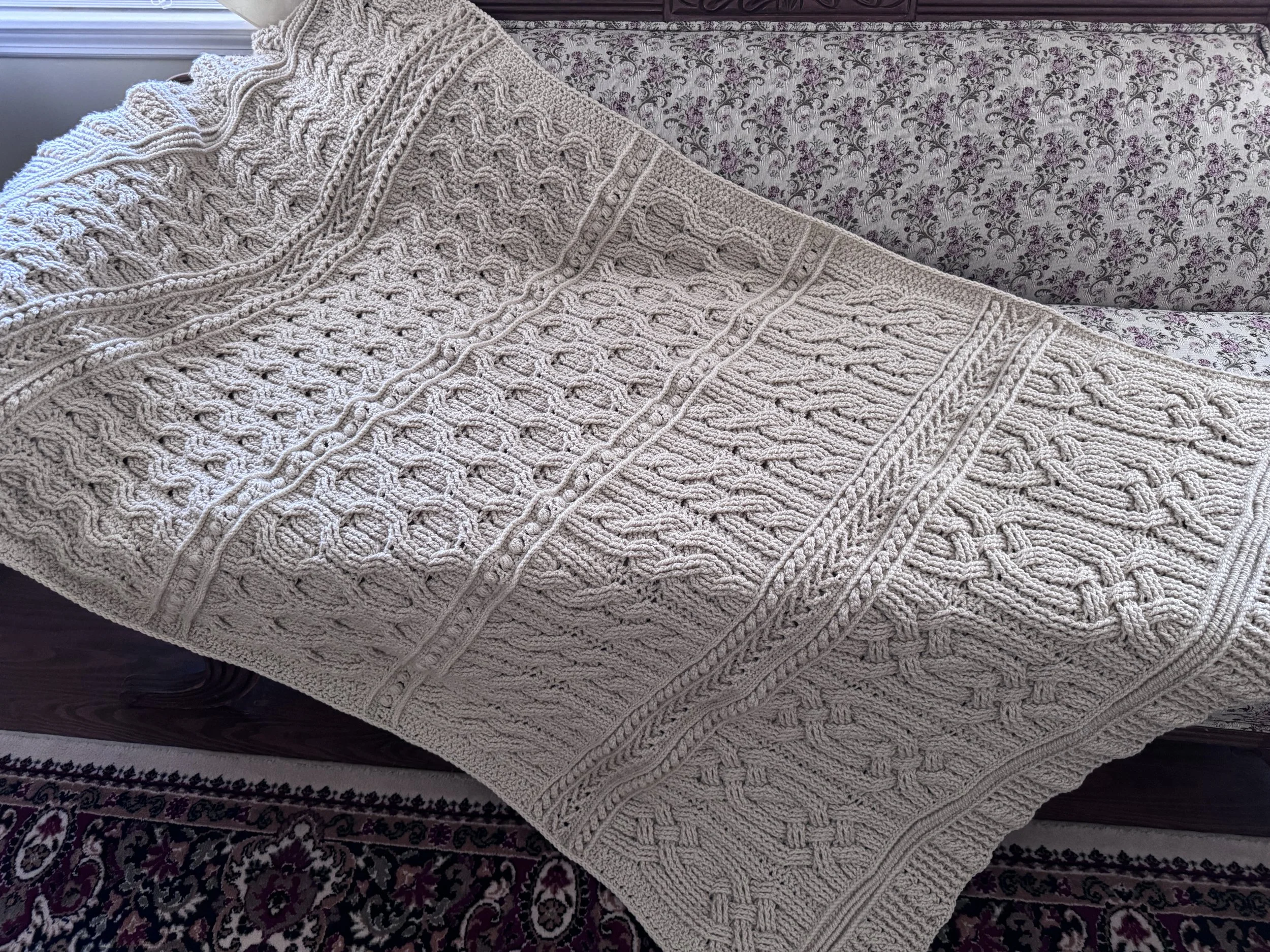Celtic Sampler Throw Crochet Along