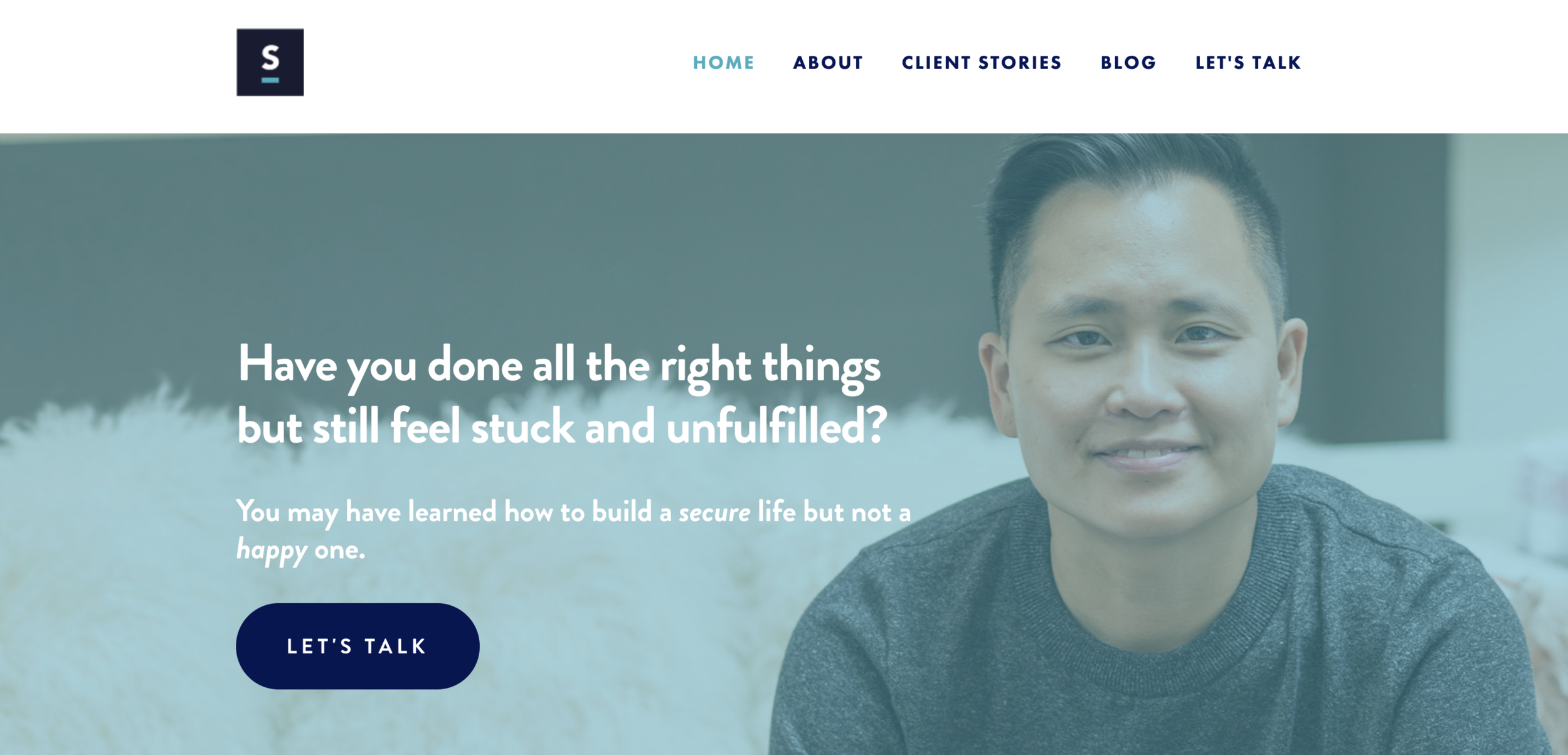 Eddie used my course to get 8 new clients and raise his rates. He focuses on overachievers who have built a secure life but aren't fulfilled.