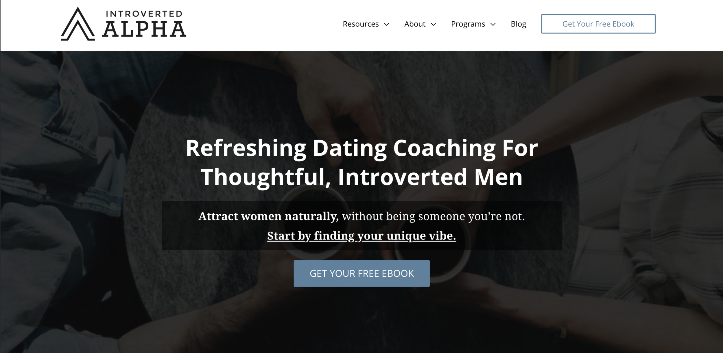 Introverted Alpha helps smart introverted men attract women naturally by bringing out their unique best.