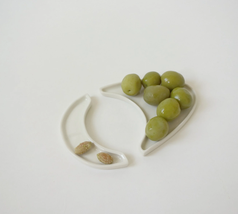 crescent moon plates — ARC