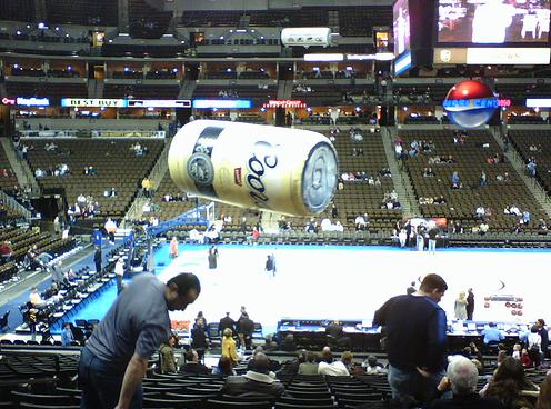 Coors Inflatable - Pepsi Center.JPG
