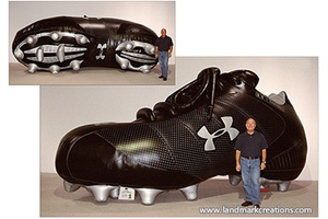 Inflatable Under Armour Cleat Replica.jpg