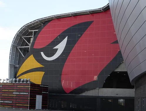 Arizona Cardinals Stadium - Big Bird Mural.JPG