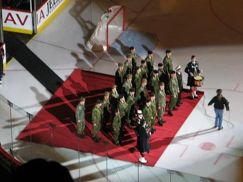 Calgary Flames - Military Night.JPG