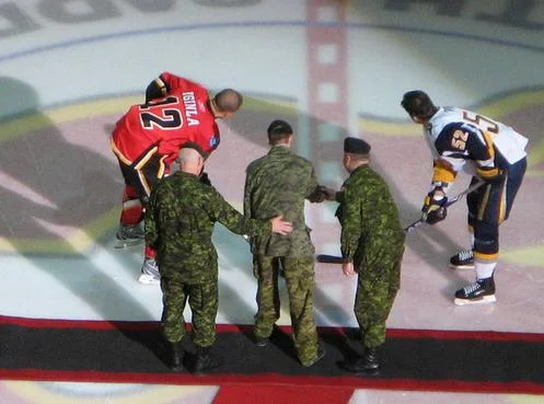 Calgary Flames - Military Night2.JPG