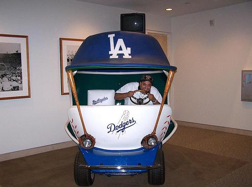 Dodgers Golf Cart.JPG