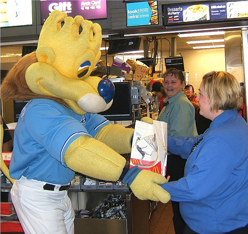 KC Royals Mascot at McDonalds.jpg