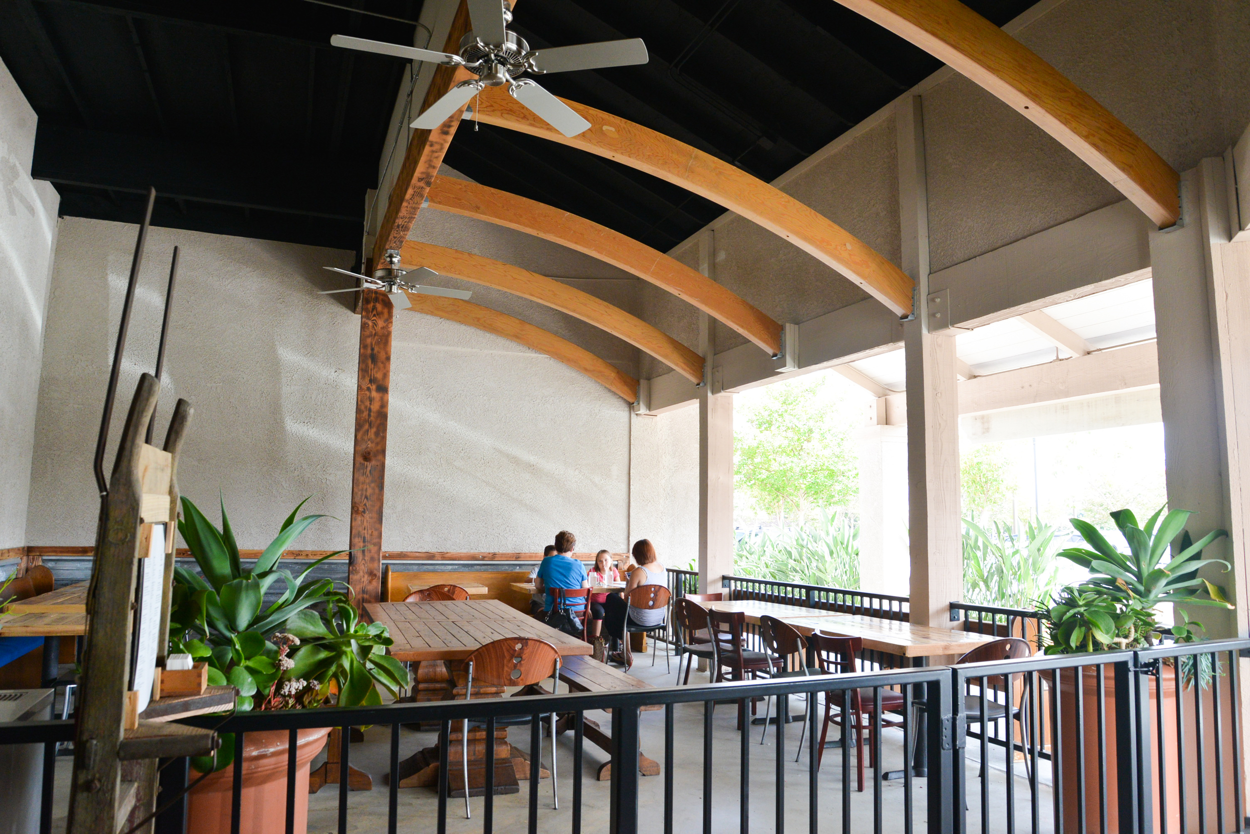   Break of Dawn's new expanded patio in Laguna Hills. The restaurant reopened in mid-June./ HEATHER GOLDIN, STAFF&nbsp;  