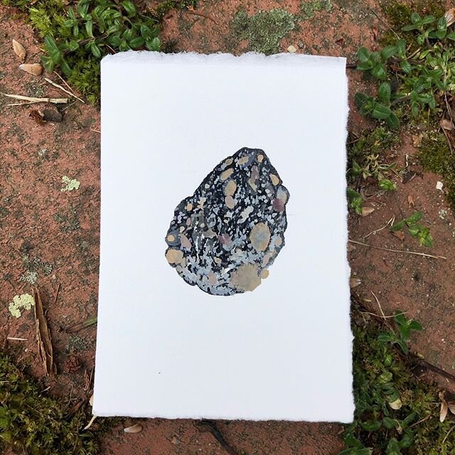 Rock for 4-27-20
$20, 5 x 4, watercolor and gouache