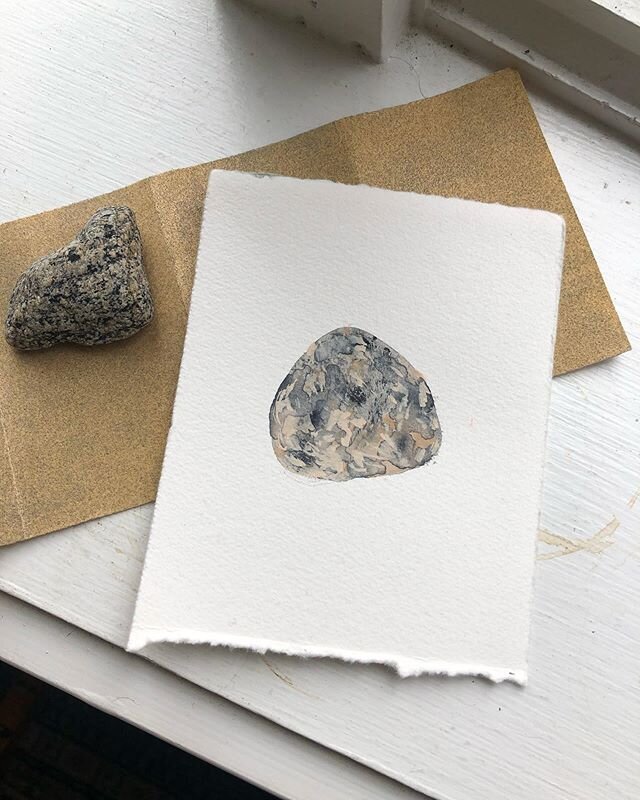 Rock for 4-30-20
$20, 5 x 4, watercolor and gouache on paper