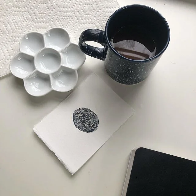 Rock for 5-1-20
$20, 5 x 4, watercolor and gouache