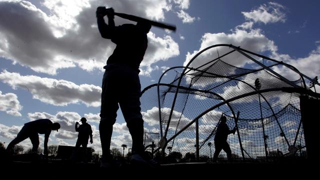 Baseball Players at Spring Training