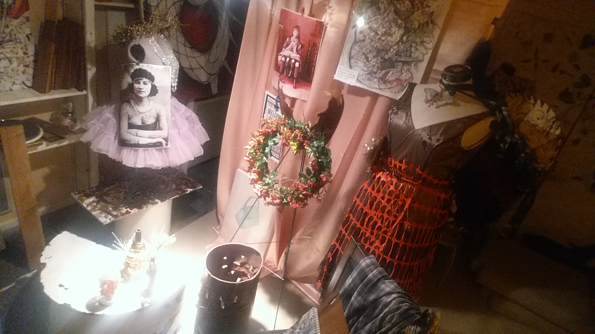 An #AvasCostumeShop approach to #FantasyFloral #Props & #Floral #PropShop for #Halloween. Branded #PaintersHouse #HauntCouture #CivicArt #Collections. Instagram pic below shows "Front of House" costume #designthinking for a variety of functions.