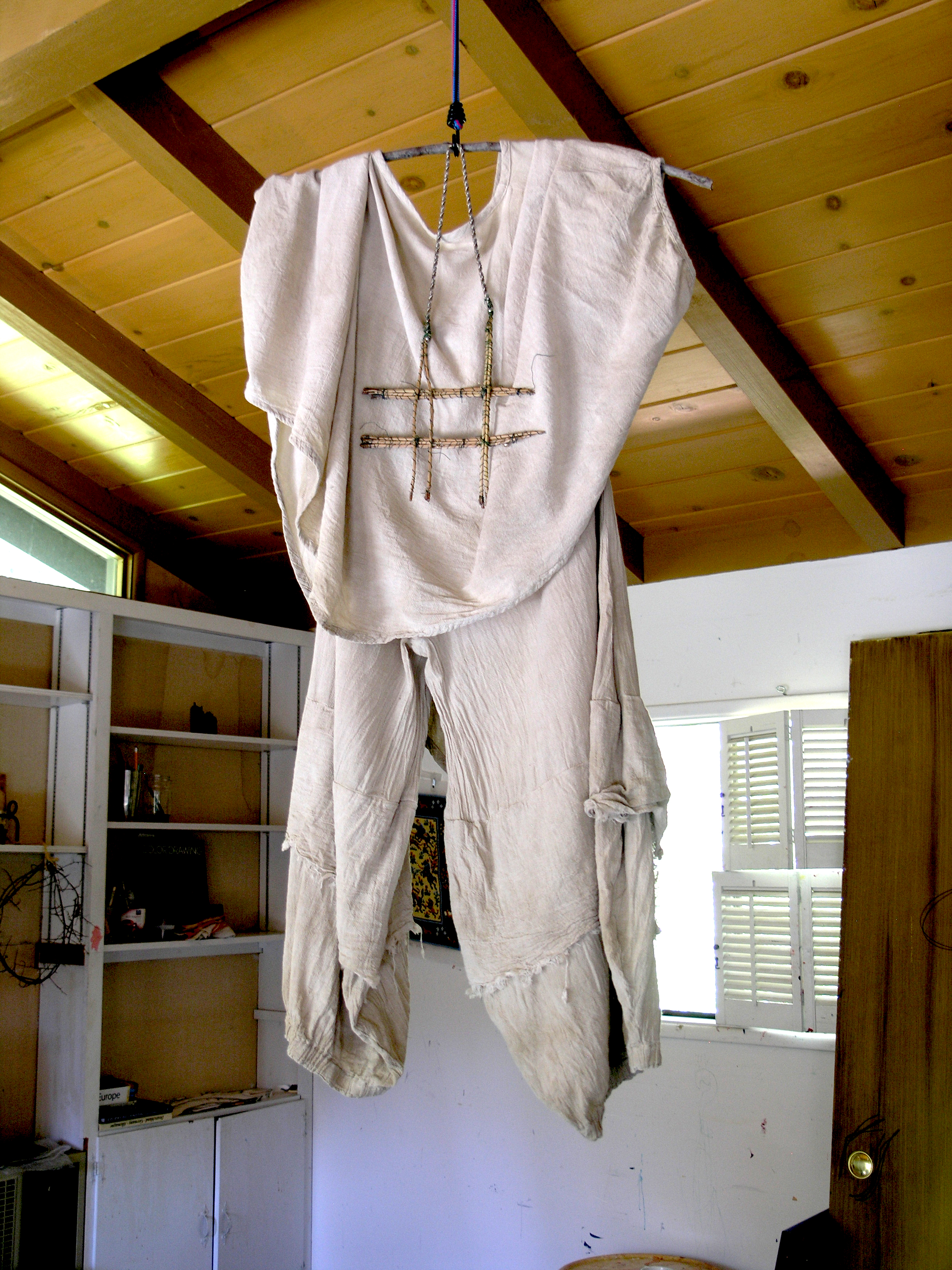 The Christ figure or figures in #Cargo can stand out from the royal purples. (items from #Idyllwild #Community #Presbyterian thrift store ministry)