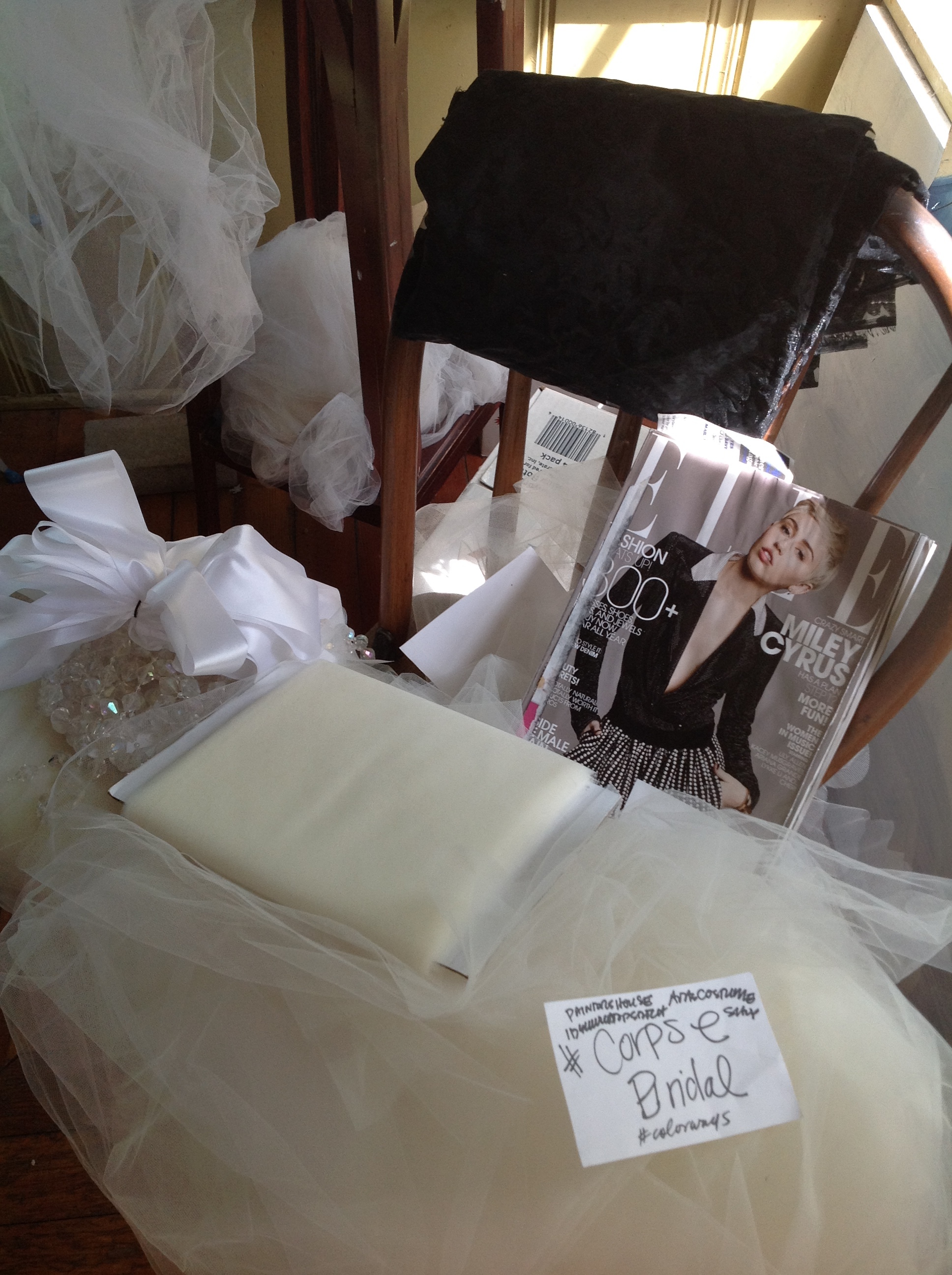 Transition to HauntCouture permanent civic Halloween collections-updating in CorpseBridal Editorial Colorways for 2019.