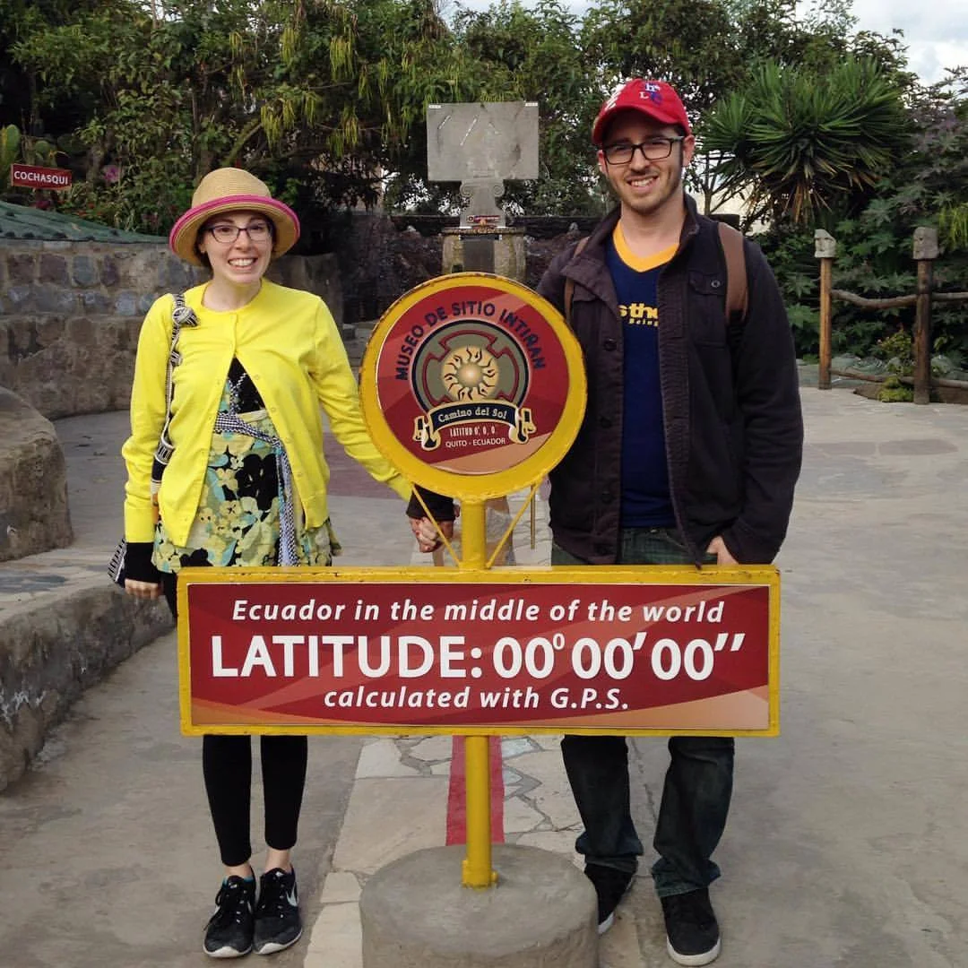 Husband and I went to the CENTER of the World!! Yay!! 