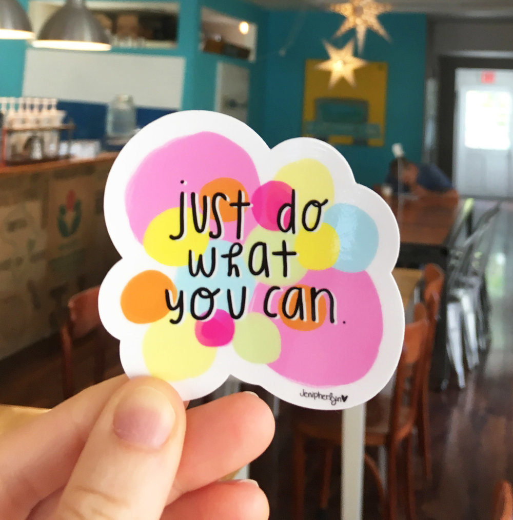Encouraging Stickers — Jenipher Lyn + Nightly Doodles