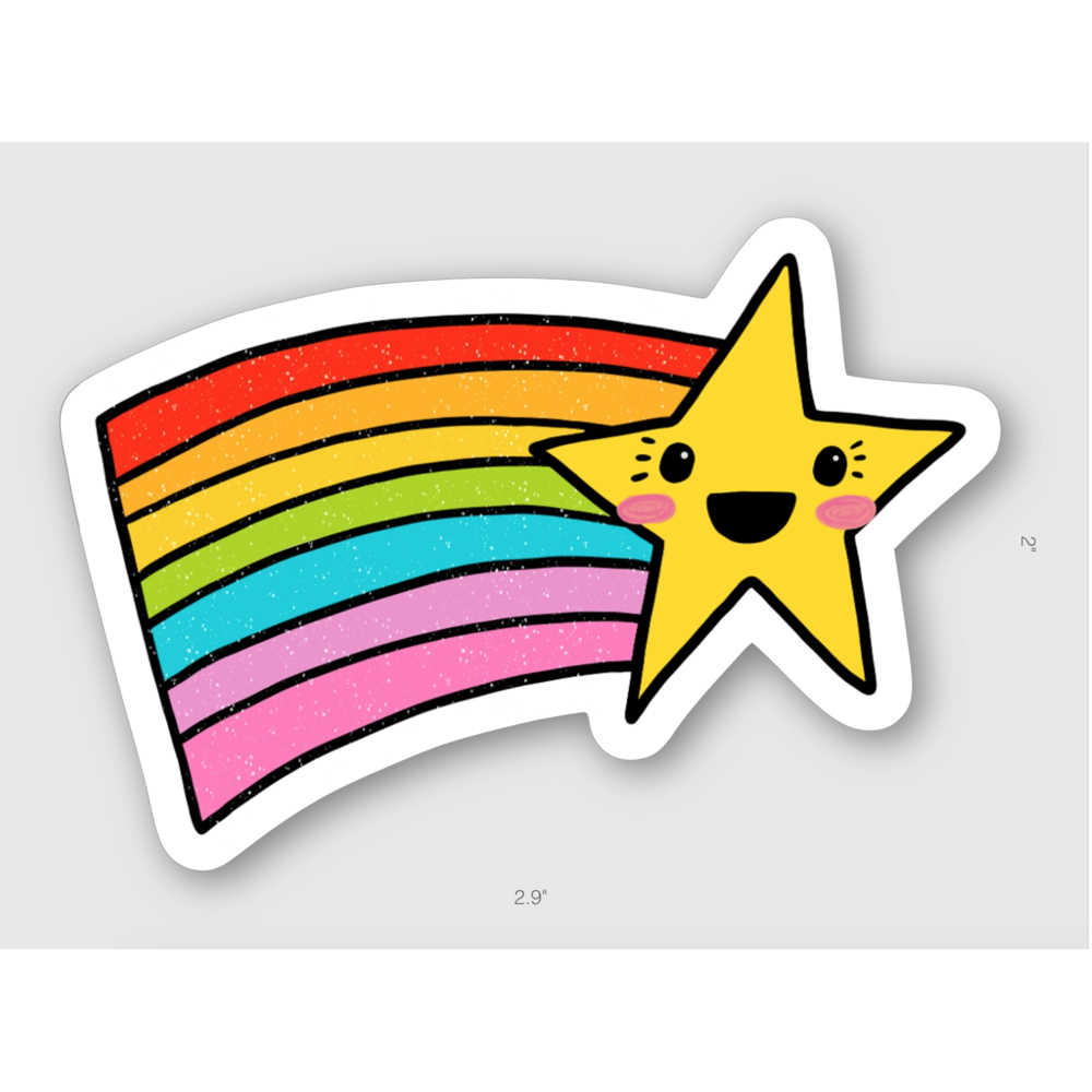 Vinyl Rainbow Stickers! — Jenipher Lyn + Nightly Doodles