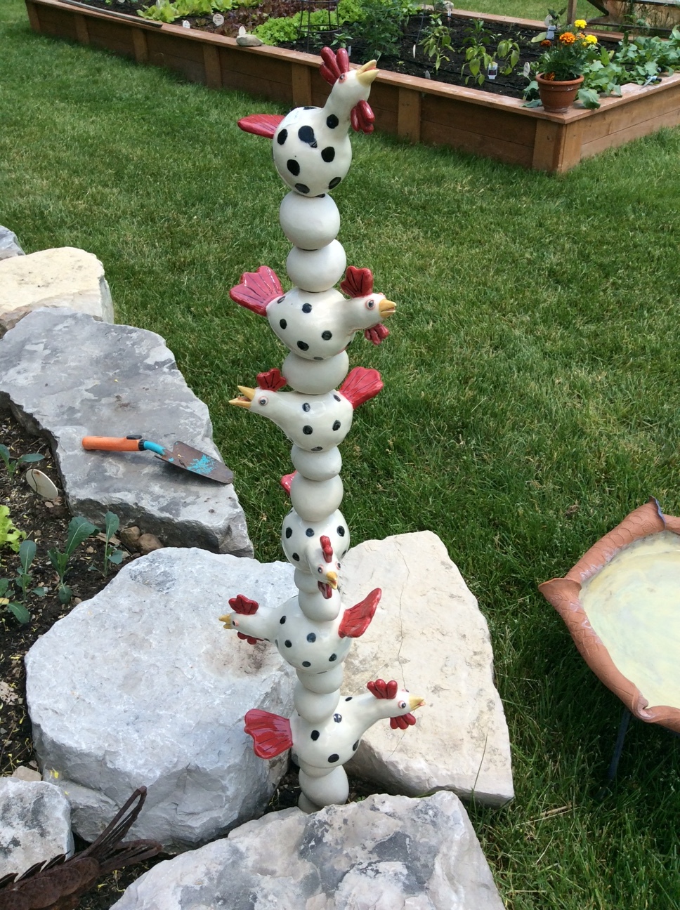 Chicken Totem, SOLD