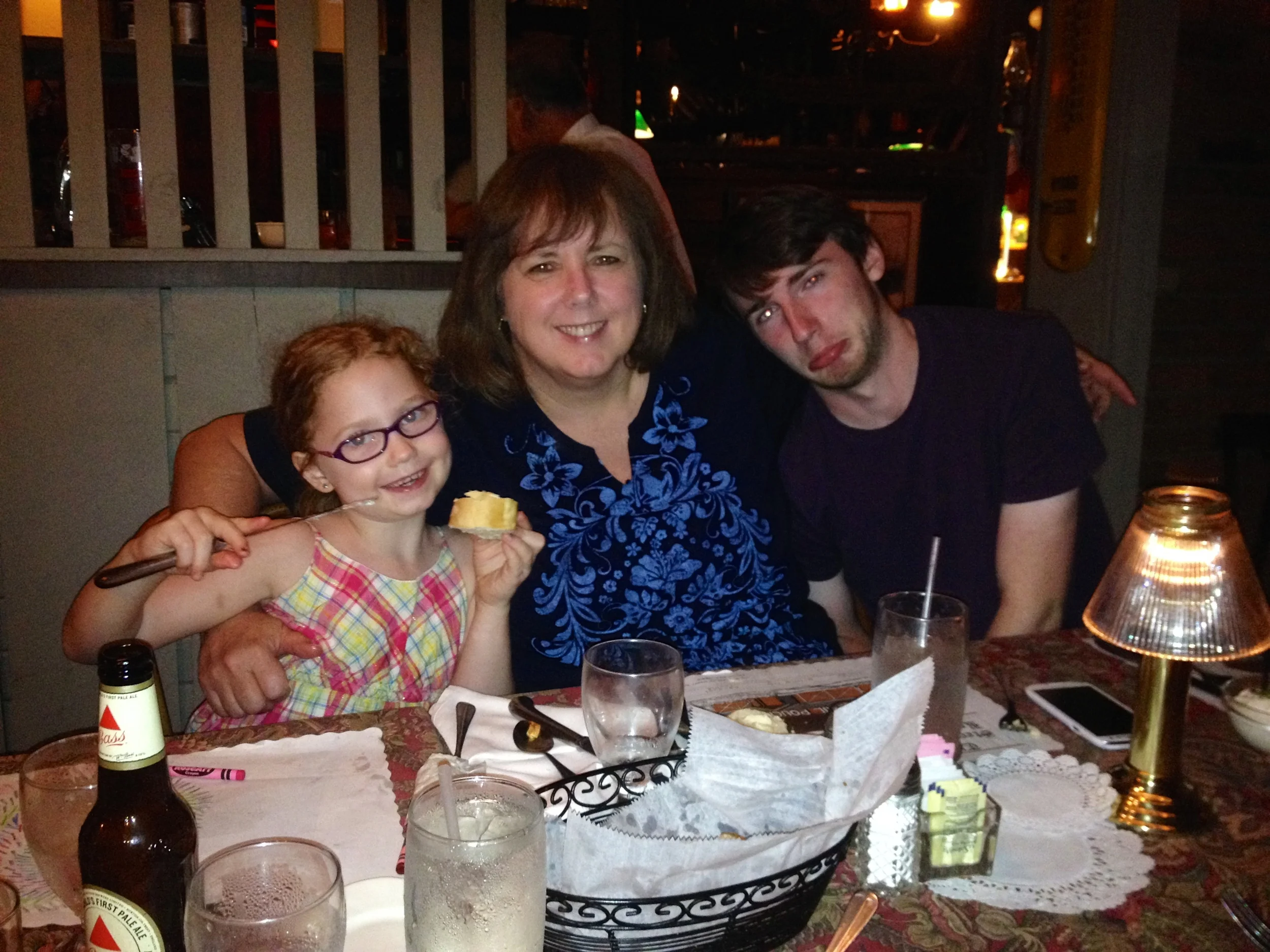 Seth was sad Nori and Grammy ate all the garlic toast!