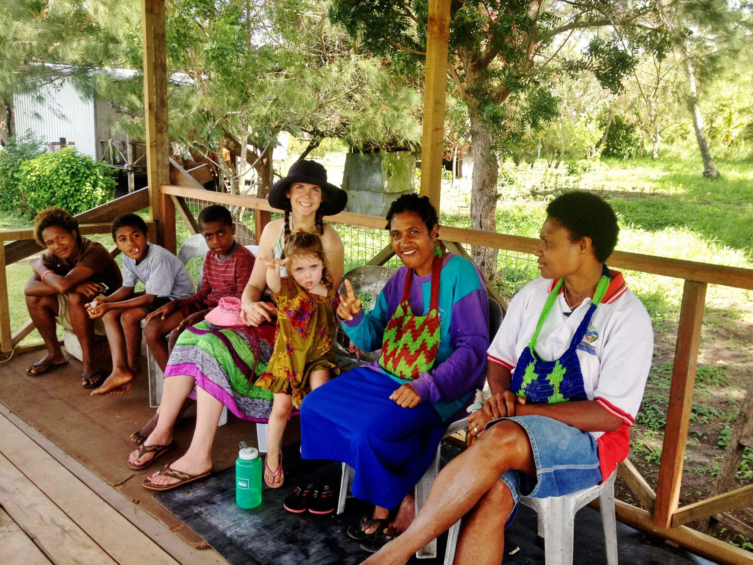 Hanging out with Jenny and Auntie Suzanne at the primary school that they teach at.