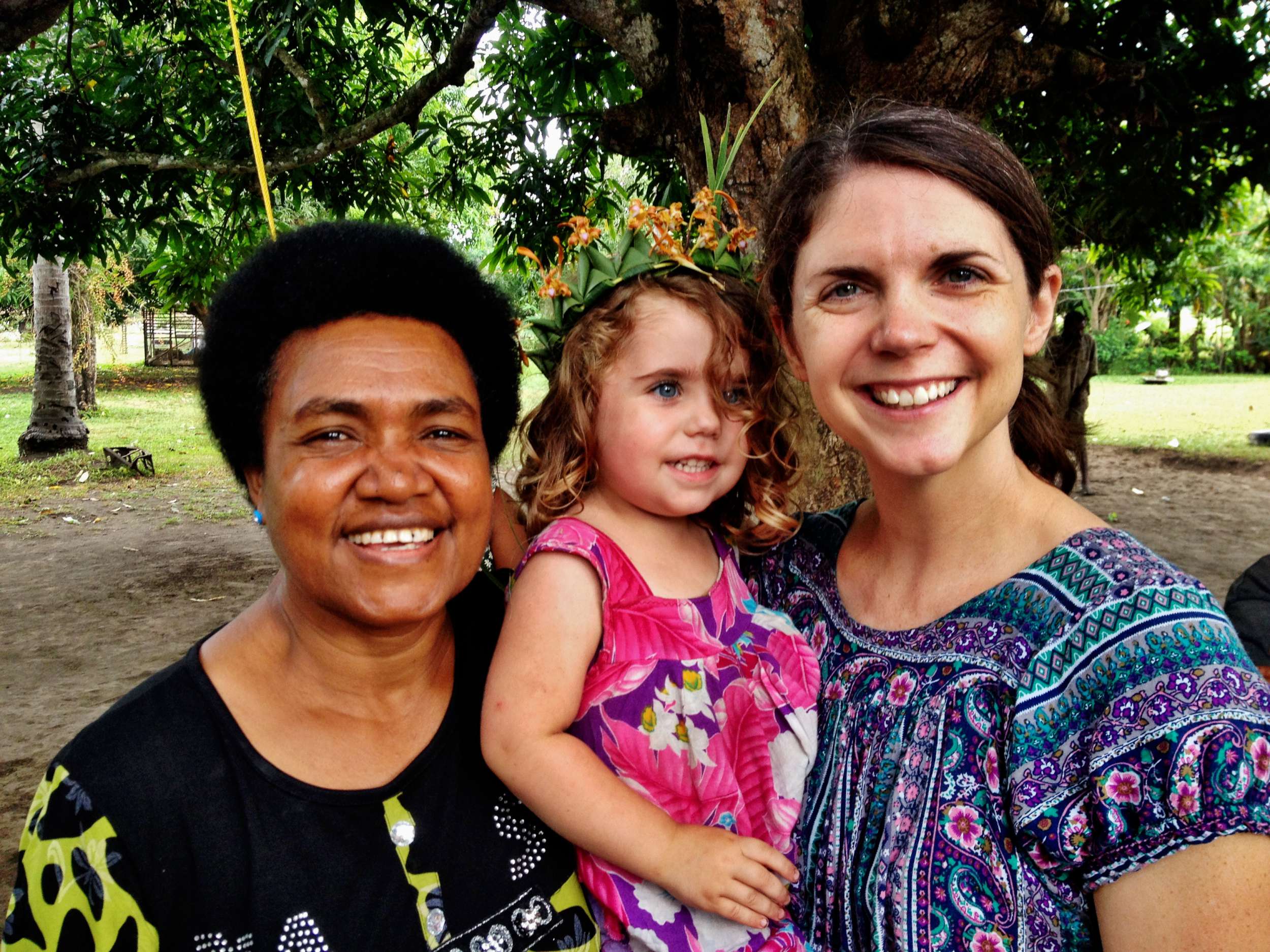 Auntie Belinda made the trip back from Lae to be with us one last time.