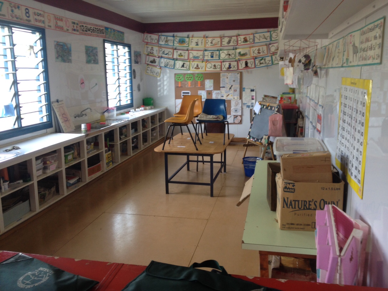  The kindergarten classroom 