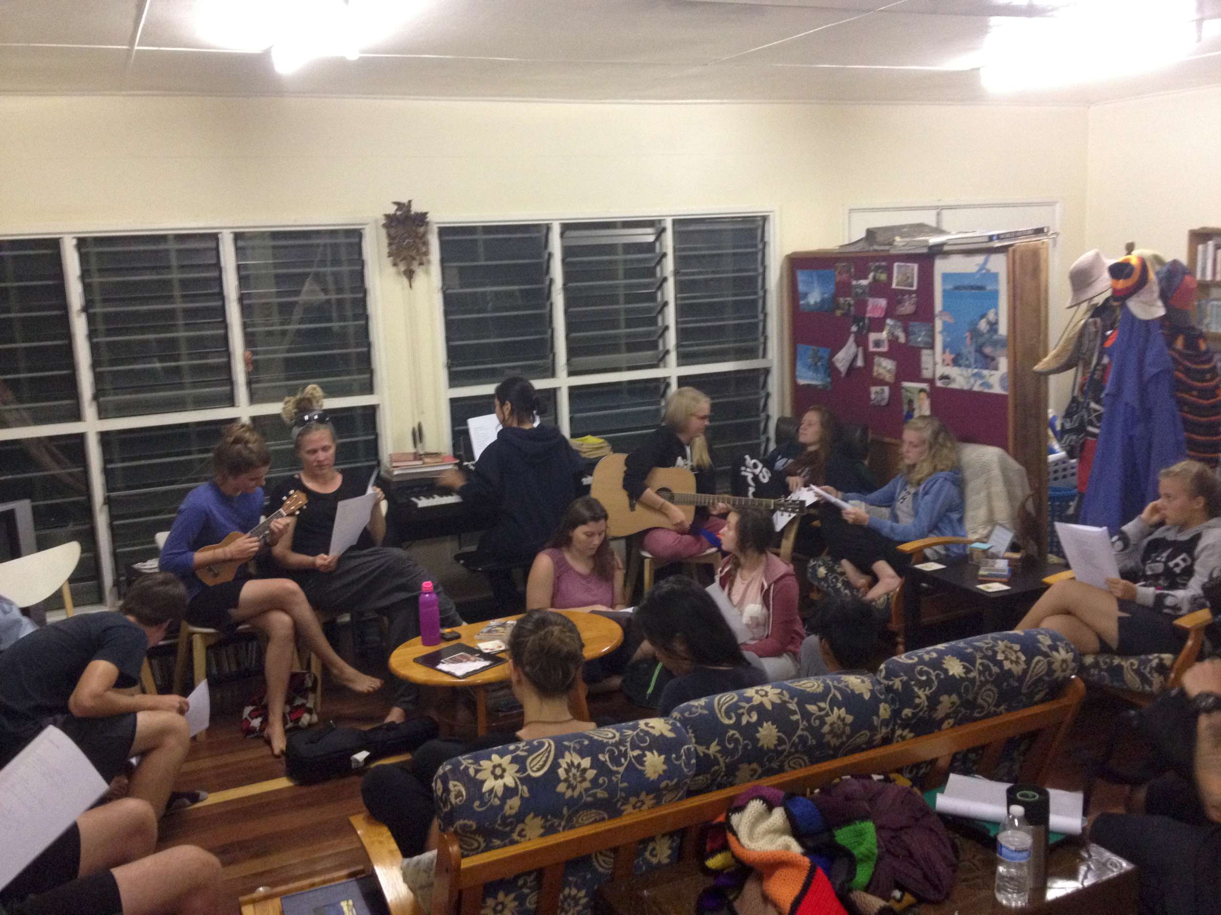 Dr. and Mrs. Mills hosted us in their house daily for meals and times of fellowship.