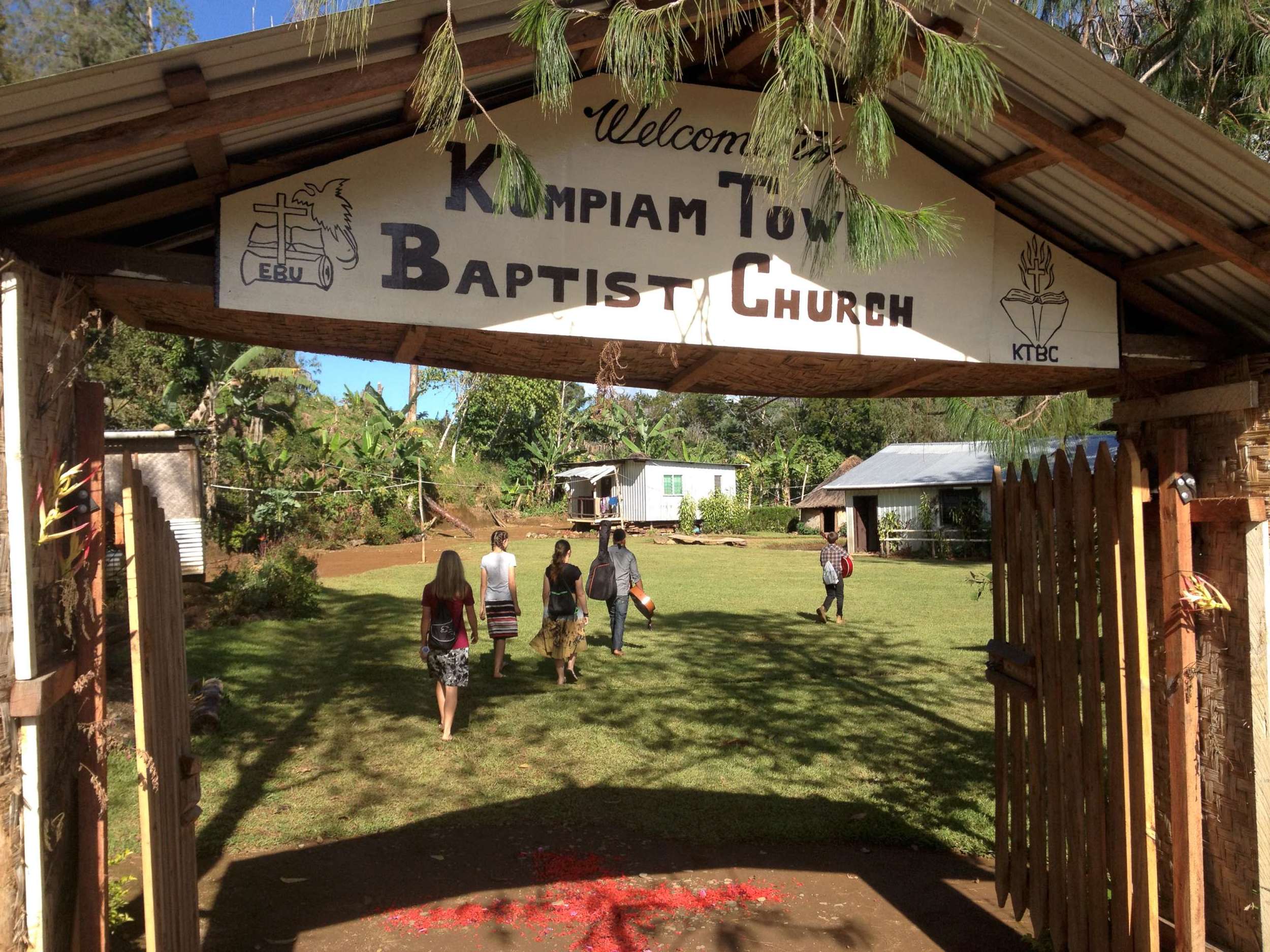 Going to church in Kompiam is always a blessing. They let us do the whole service from worship to student testimonies to Marty preaching.