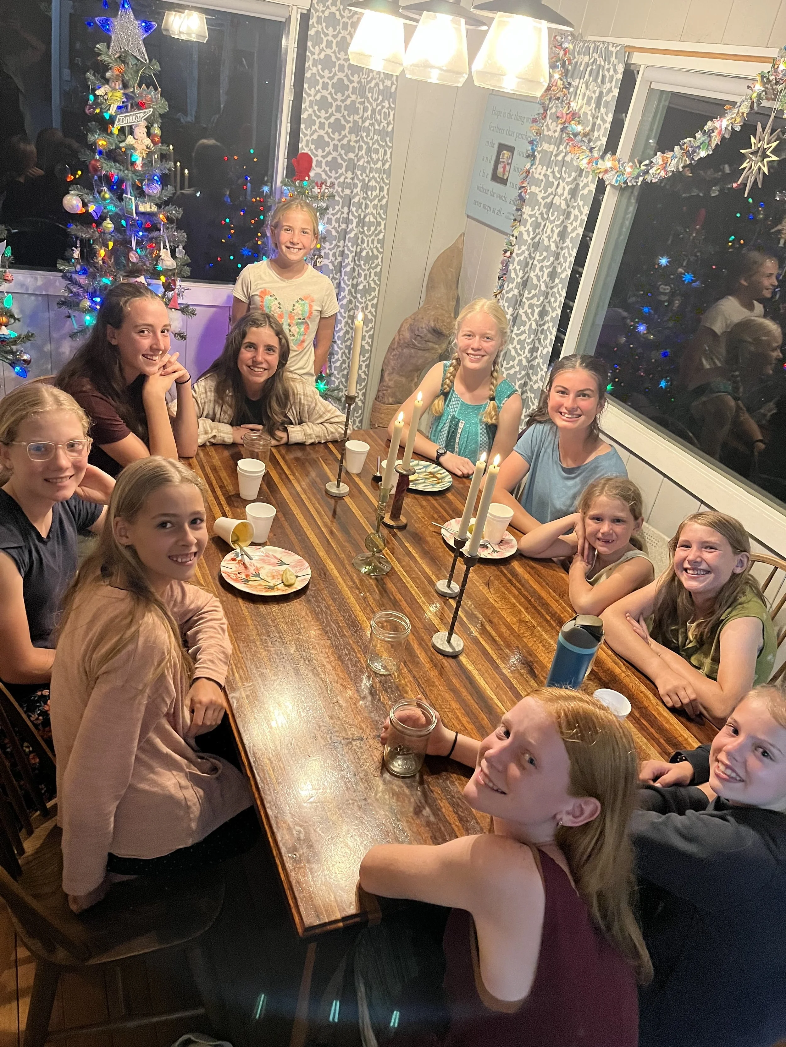  Millie hosting her friends 