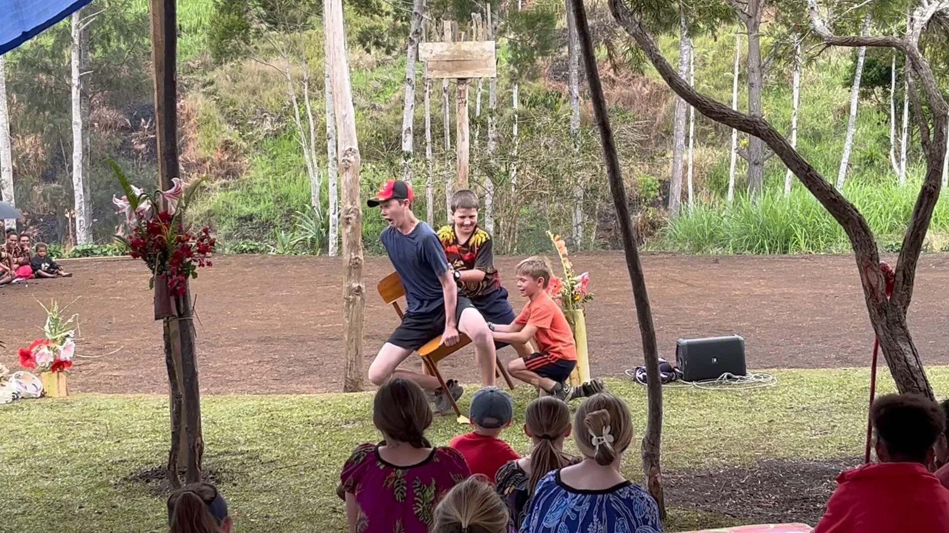  Banner is stuck in sin in “The Chair Skit” 