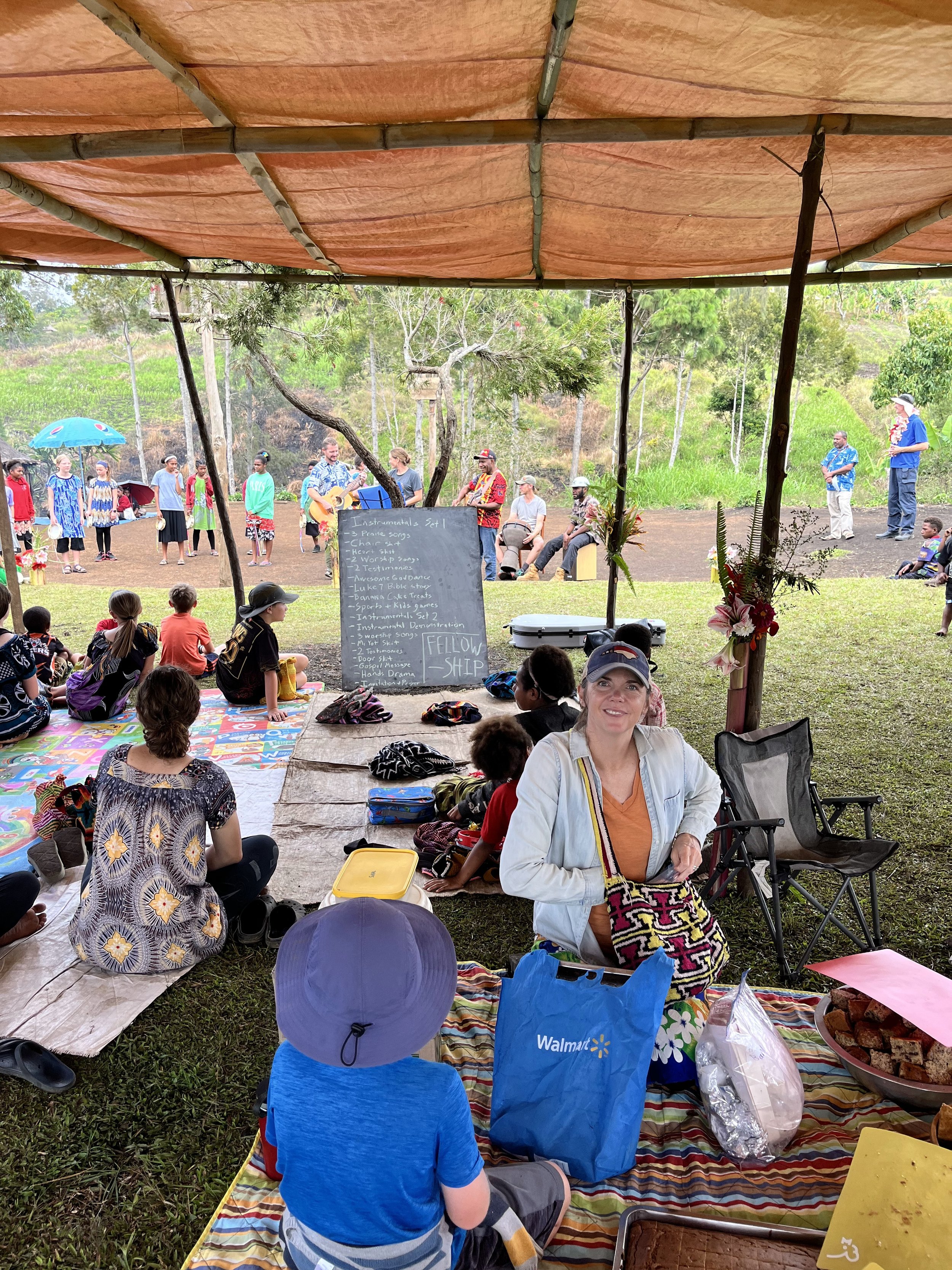  Kristi cut up countless loaves of banana bread to hand out 