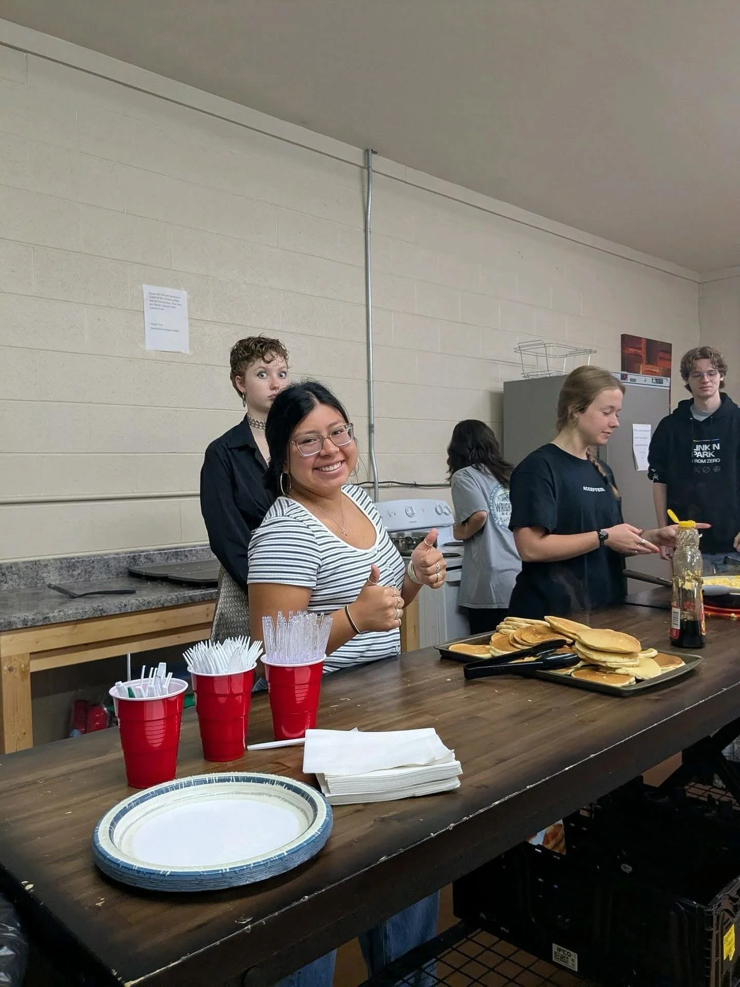  Nori started getting up real early a couple times a week to serve breakfast at a local soup kitchen. 