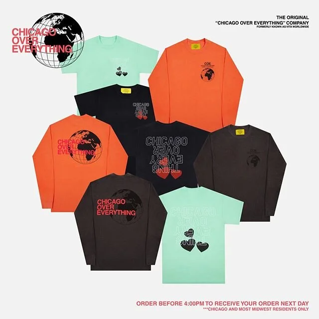 Everybody needs a Chicago shirt to wear to #TheLastDance on Sunday right? Order before 4:00 and get your order by tomorrow.