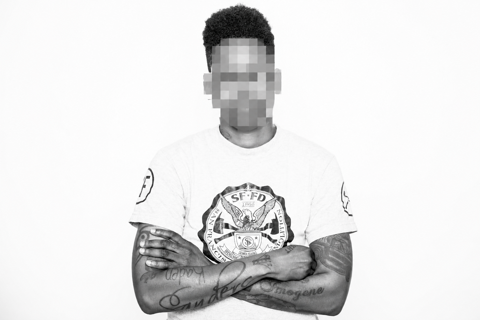 Black-and-white portrait with mosaic faces-4.png