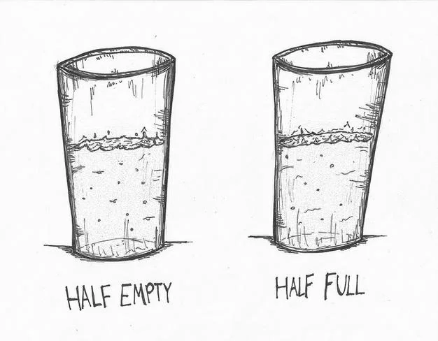 Half Empty Vs Half Full