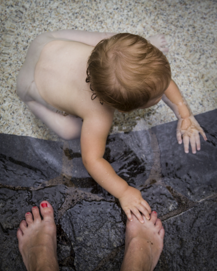 This one fits into the new Motherhood series I am working on.