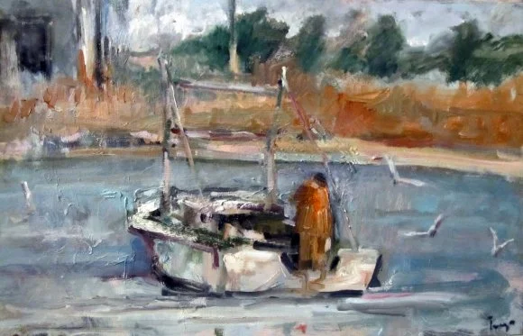 1 Clamming In The Lagoon By The Grey Shed.jpg