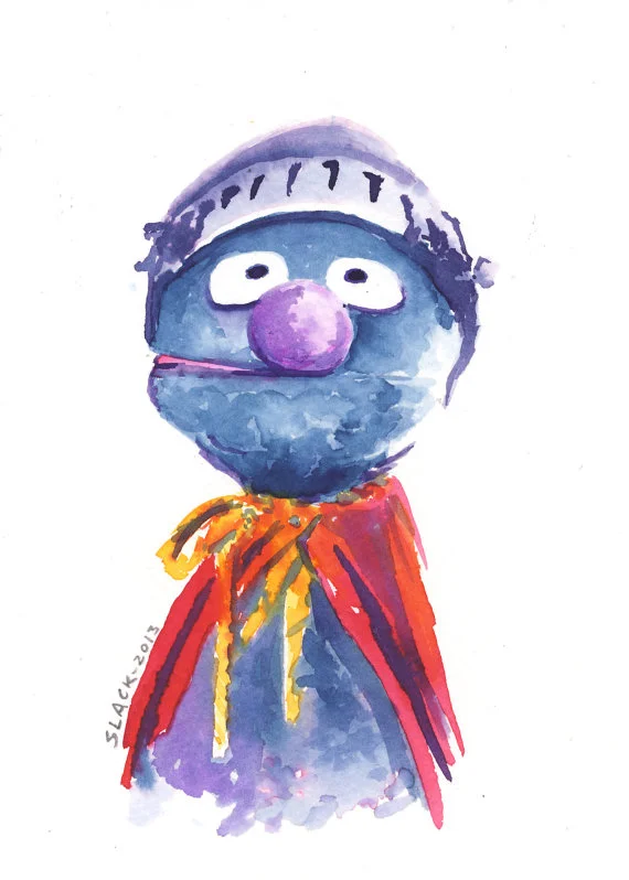 "Super Grover" by Doug Slack ( etsy shop )