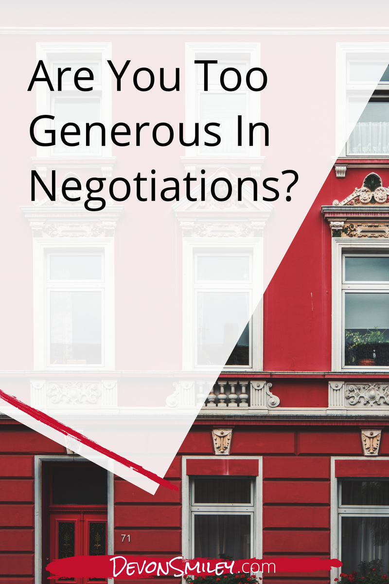 Avoid Giving Away Too Much At The Negotiating Table- Devon Smiley ...