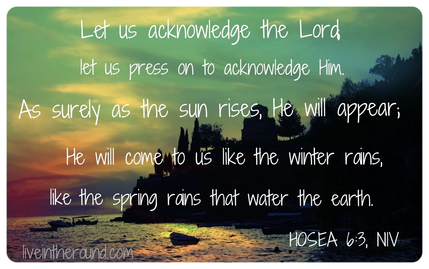 As Sure As The Sun Rises Live In The Round