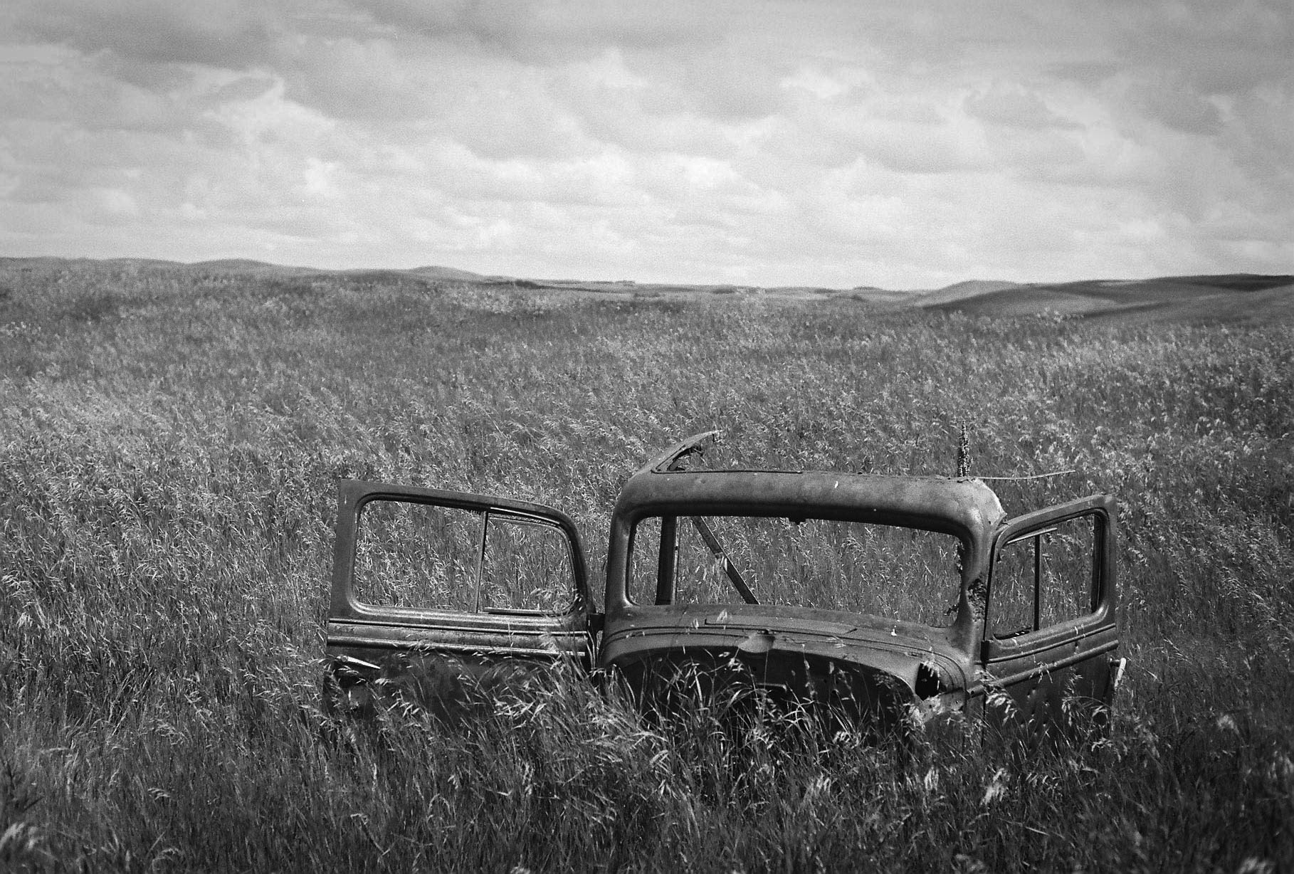  Truck cab Hanna, Alberta Leica M3, Canon 50mm F1.4 Ilford Pan F Plus 50 film 7.16 