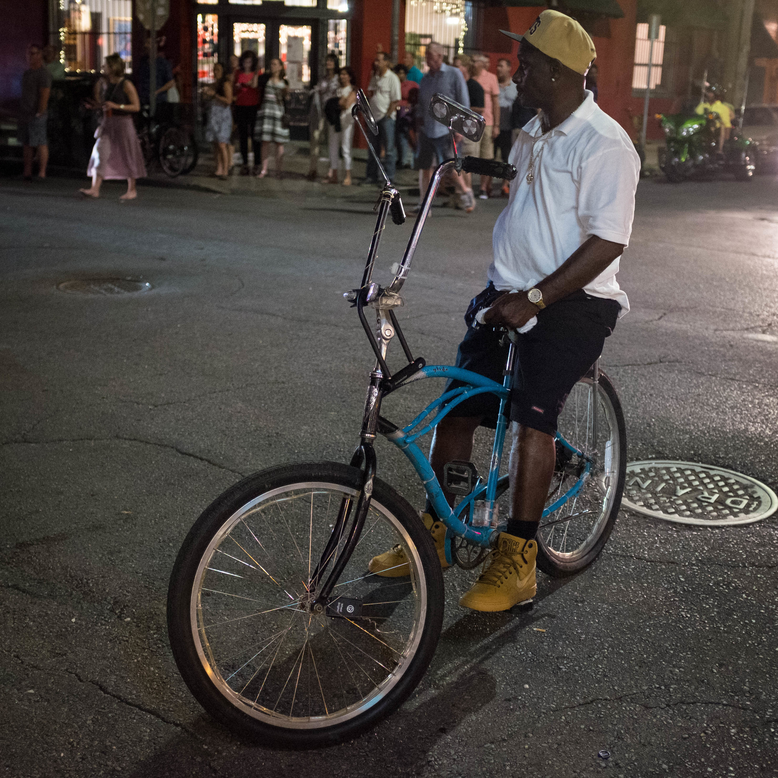  Man on bicycle New Orleans, LA Fuji X100T 6.16 