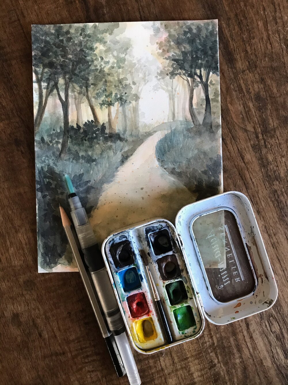 Sennelier Travel Watercolor Set — Good Gray