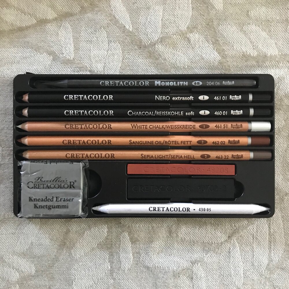 Cretacolor Oil Pencil White, Pack of 3