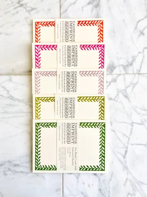 Patterned Border Cards — Good Gray