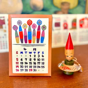 2026 Japanese Handwork Desktop Calendar — Good Gray